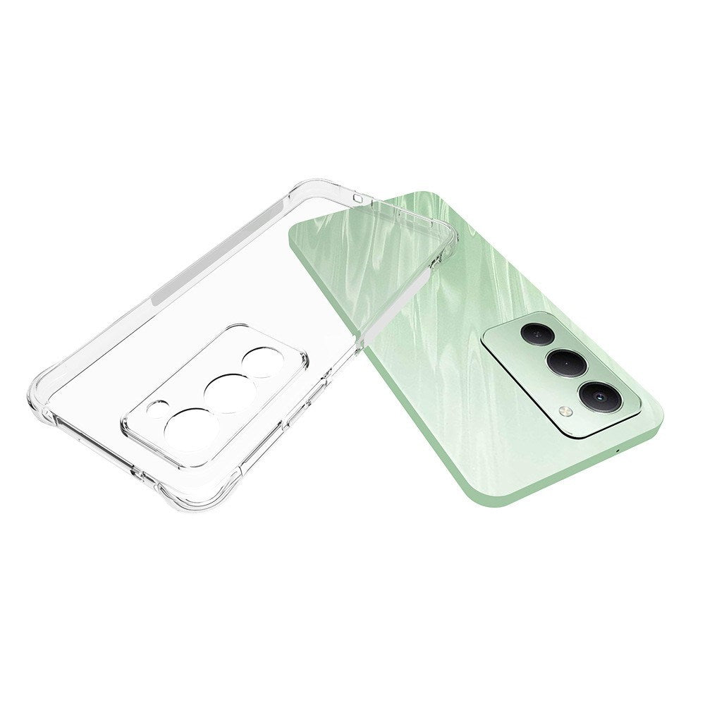 Xiaomi Redmi 15 (4G) EIDERWOOD Fleksibelt Plast Bagside Cover m. Stødabsorberende Hjørner - Gennemsigtig