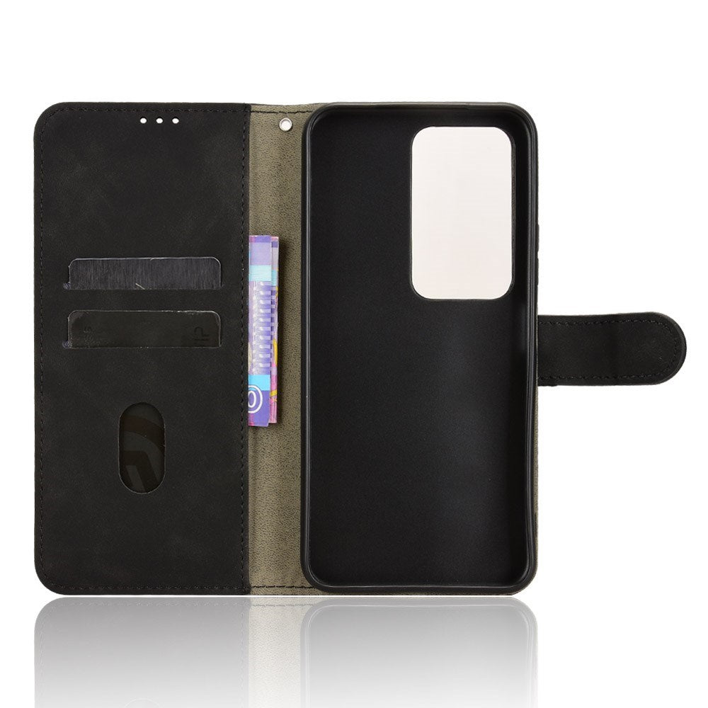 Xiaomi Redmi 15 (5G) EIDERWOOD Kunstlæder Flip Cover m. Indbygget Kortholder - Sort