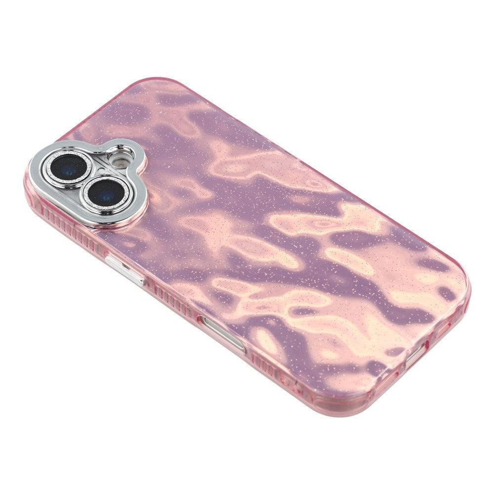 iPhone 17 - EIDERWOOD Hybrid Cover m. Kameralinsebeskyttelse - Rynket Mønster / Lyserød