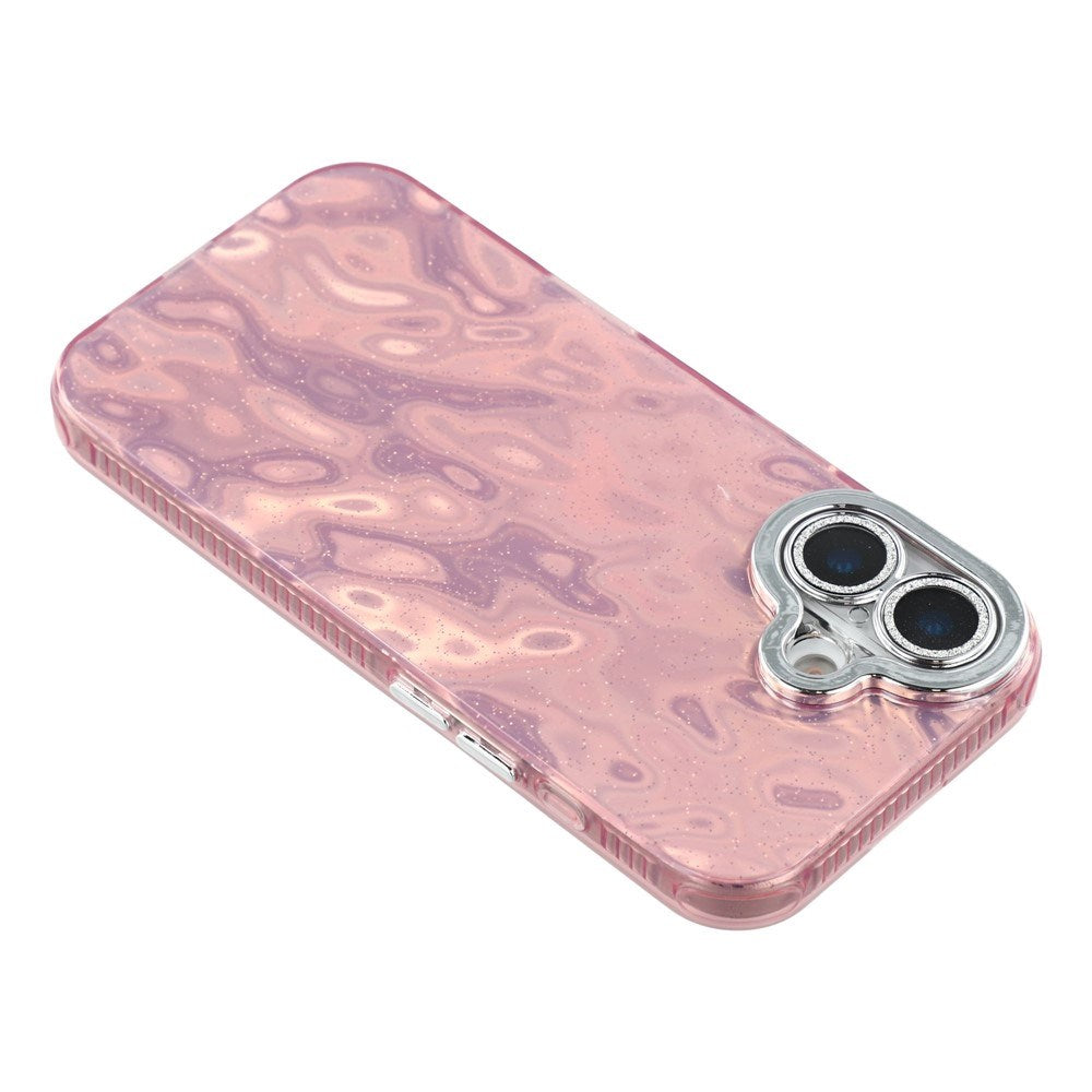 iPhone 17 - EIDERWOOD Hybrid Cover m. Kameralinsebeskyttelse - Rynket Mønster / Lyserød