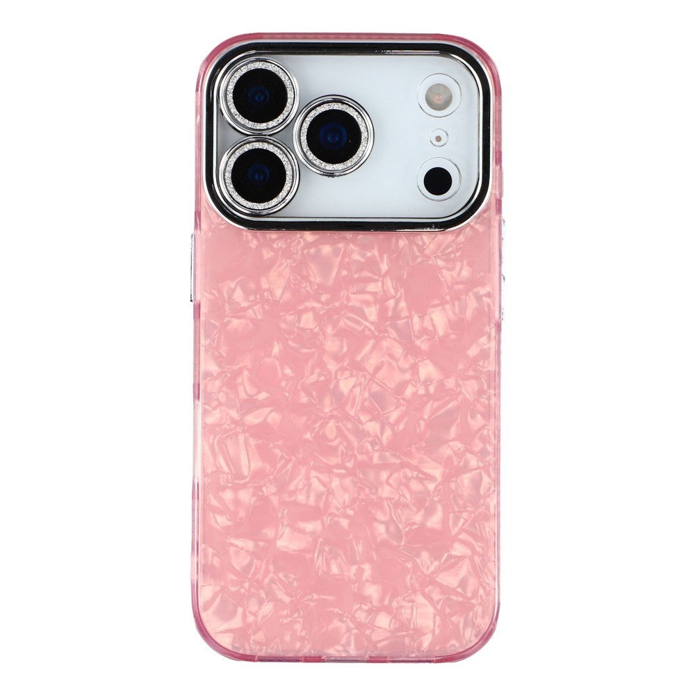 iPhone 17 Pro - EIDERWOOD Hybrid Cover m. Kameralinsebeskyttelse - Perlemorsmønster / Lyserød