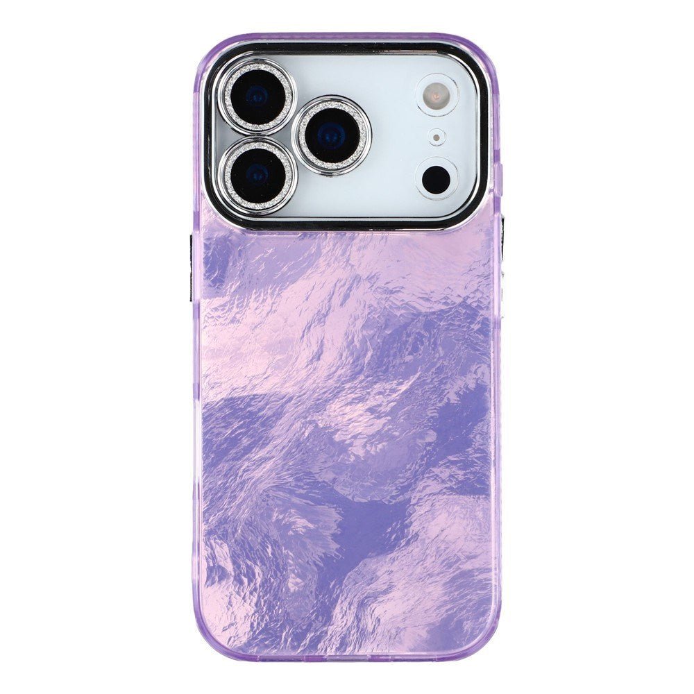 iPhone 17 Pro Max - EIDERWOOD Hybrid Cover m. Kameralinsebeskyttelse - Folie Mønster / Lilla