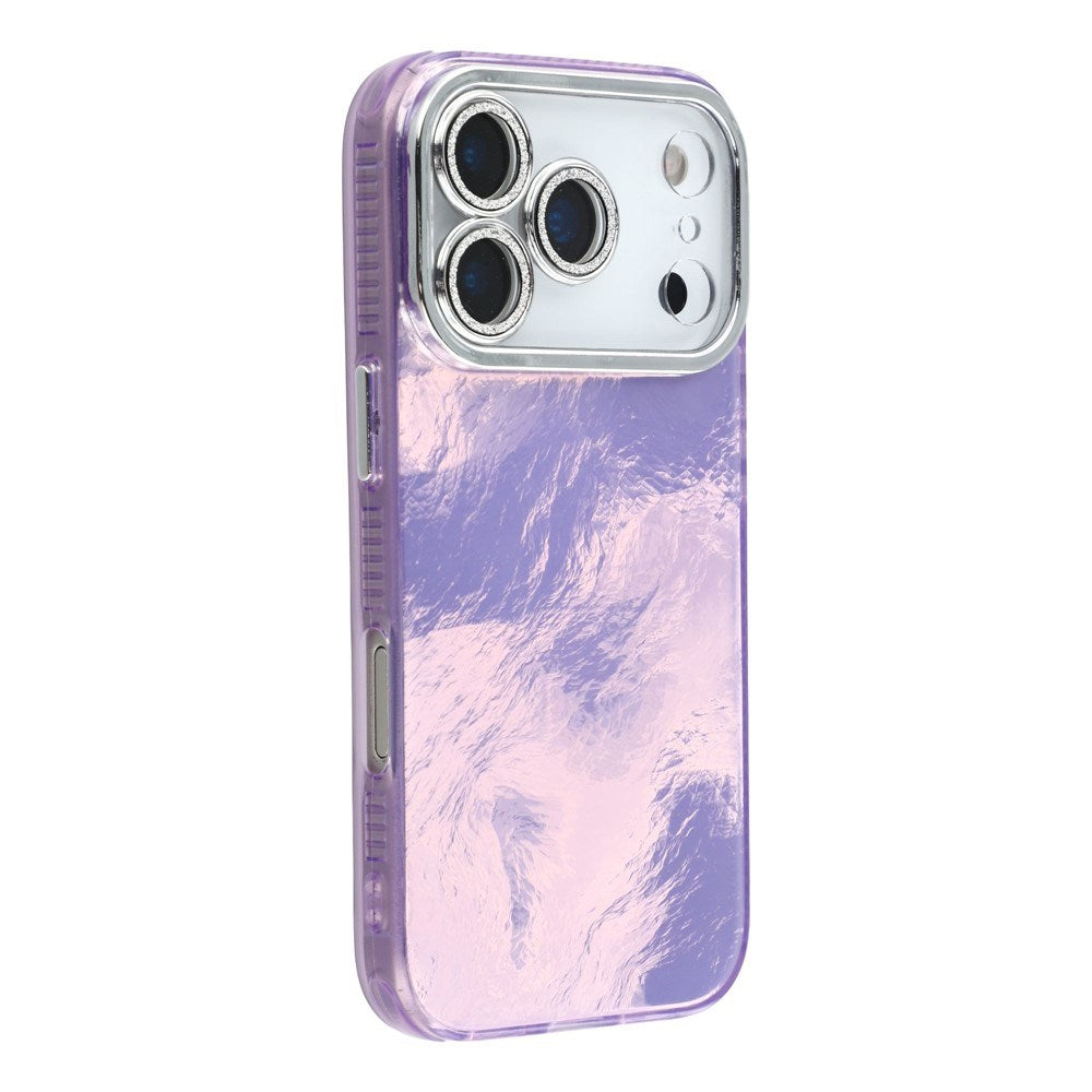iPhone 17 Pro Max - EIDERWOOD Hybrid Cover m. Kameralinsebeskyttelse - Folie Mønster / Lilla