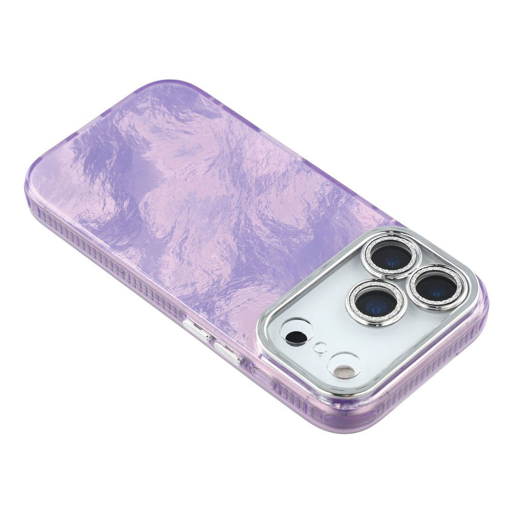 iPhone 17 Pro Max - EIDERWOOD Hybrid Cover m. Kameralinsebeskyttelse - Folie Mønster / Lilla