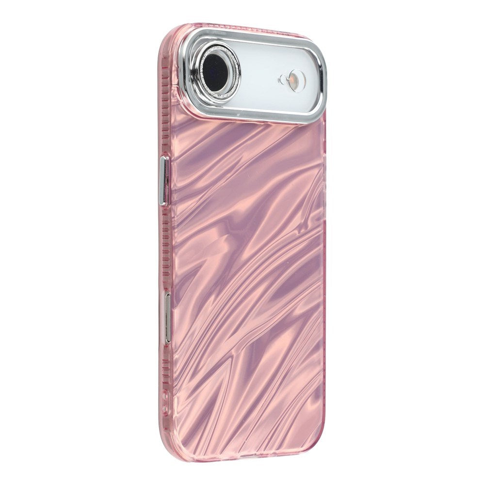 iPhone Air - EIDERWOOD Hybrid Cover m. Kameralinsebeskyttelse - Bølget Mønster / Lyserød