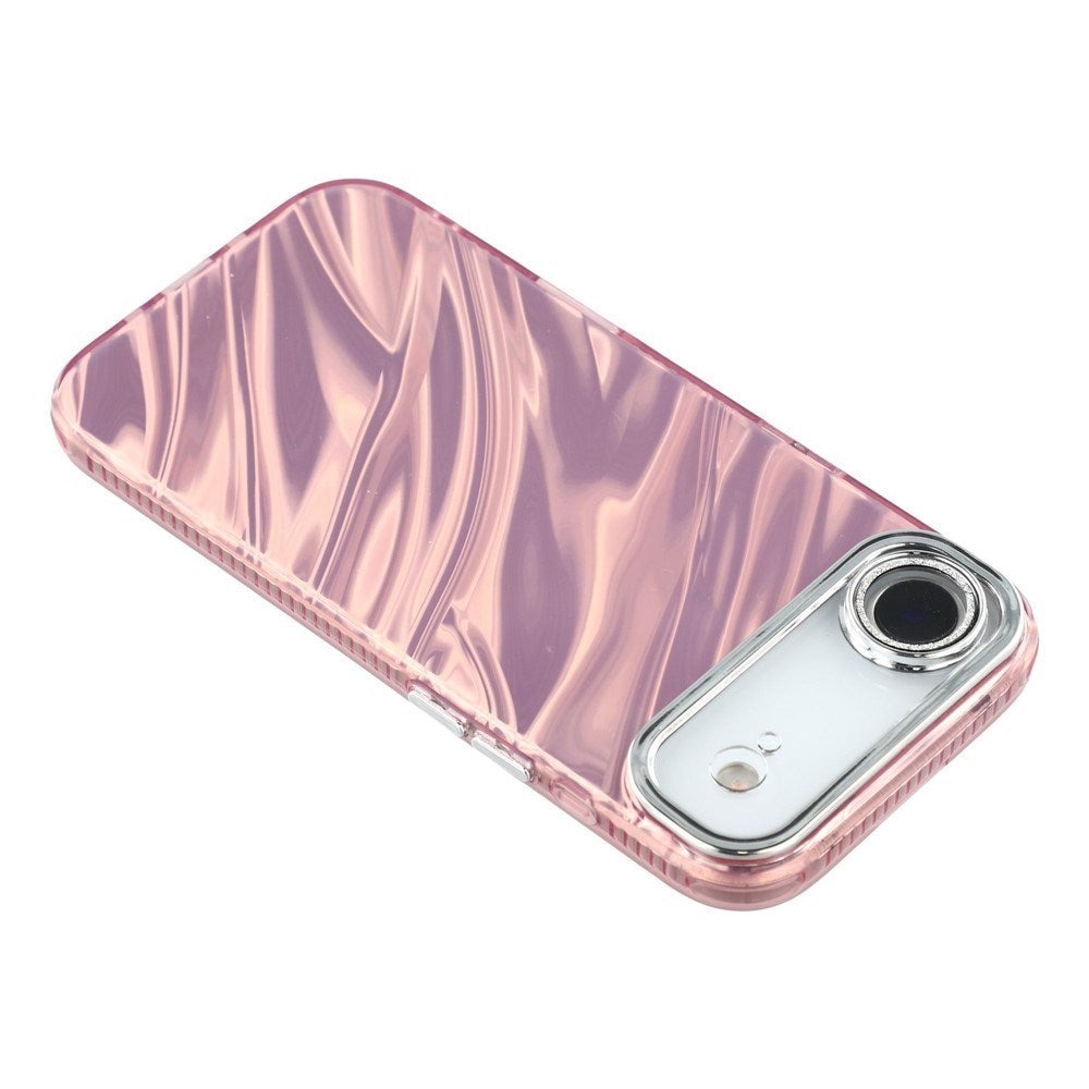 iPhone Air - EIDERWOOD Hybrid Cover m. Kameralinsebeskyttelse - Bølget Mønster / Lyserød
