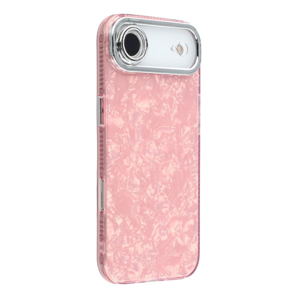 iPhone Air - EIDERWOOD Hybrid Cover m. Kameralinsebeskyttelse - Perlemorsmønster / Lyserød