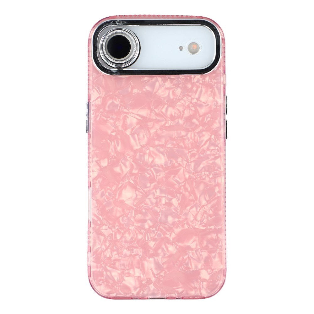 iPhone Air - EIDERWOOD Hybrid Cover m. Kameralinsebeskyttelse - Perlemorsmønster / Lyserød