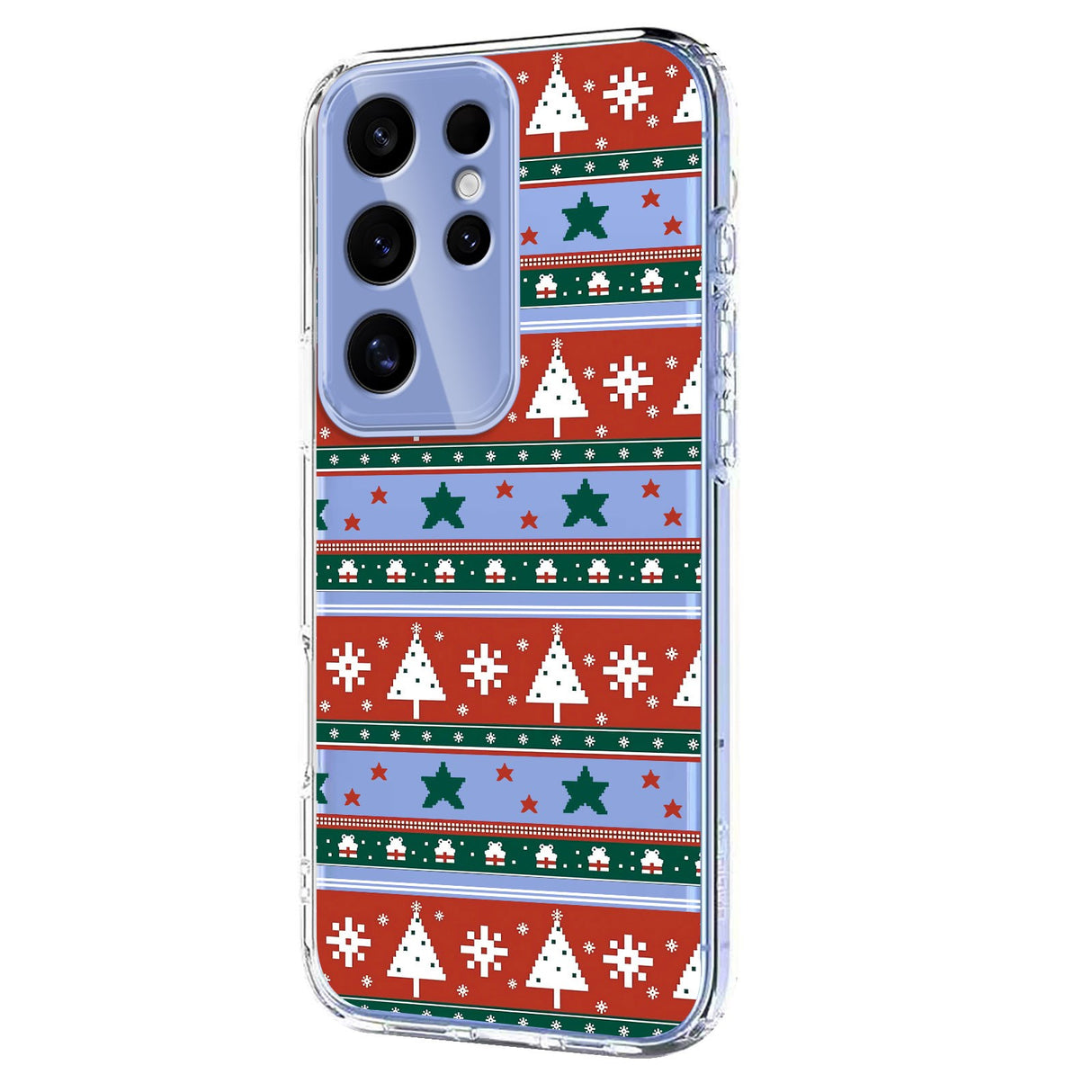 EIDERWOOD Samsung Galaxy S25 Ultra Fleksibelt Plast Jule Mobil Cover - Gennemsigtig / Mønster