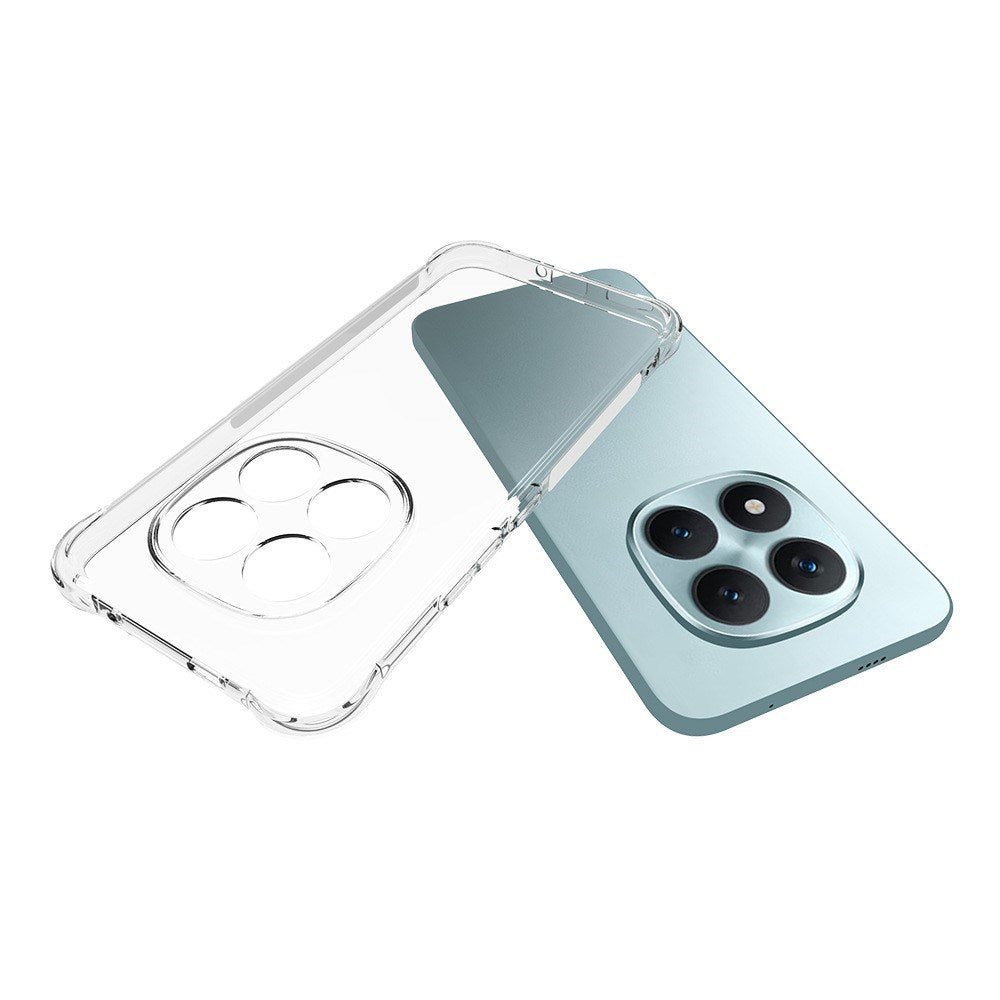 Xiaomi Redmi Note 15 Pro+ (Plus) / Poco M8 Pro (5G) EIDERWOOD Fleksibelt Plast Mobilcover m. Forstærkede Hjørner - Gennemsigtig