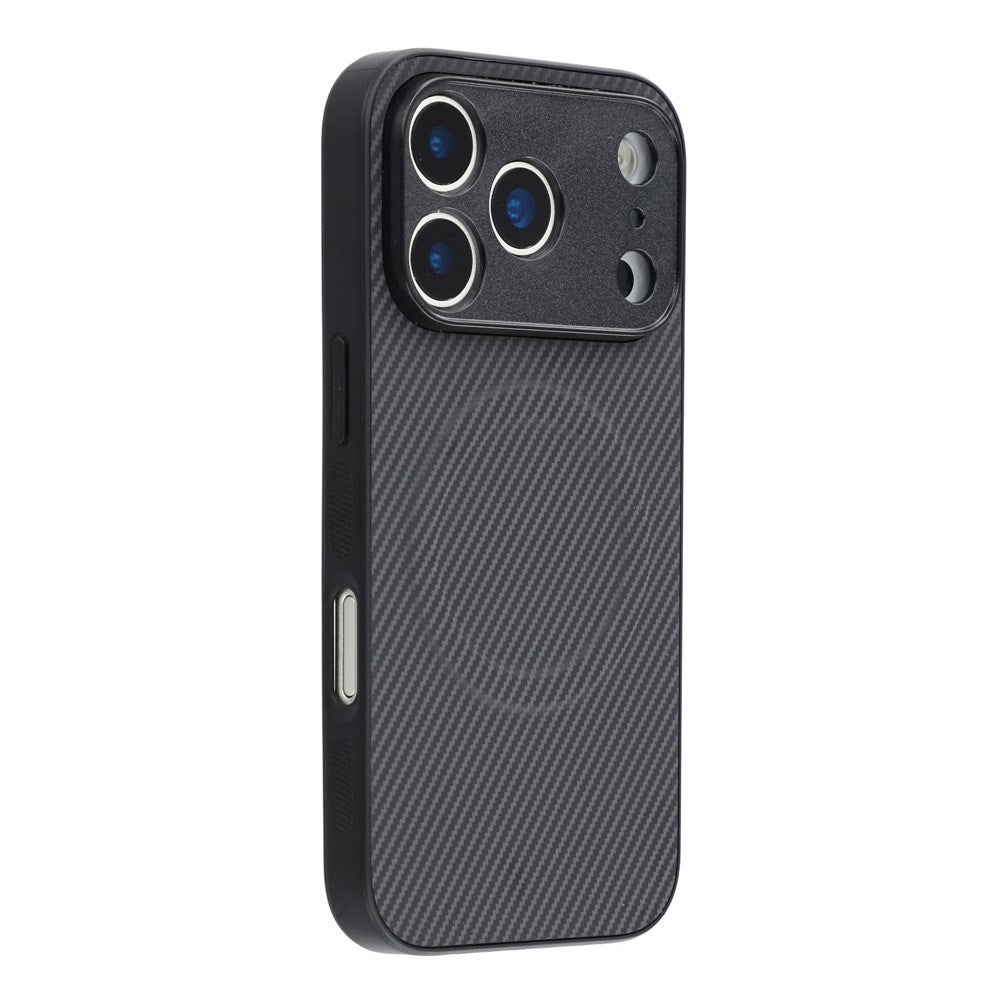 iPhone 18 Pro Max / 17 Pro Max EIDERWOOD Hybrid Carbon Bagside Cover - MagSafe Kompatibel - Sort