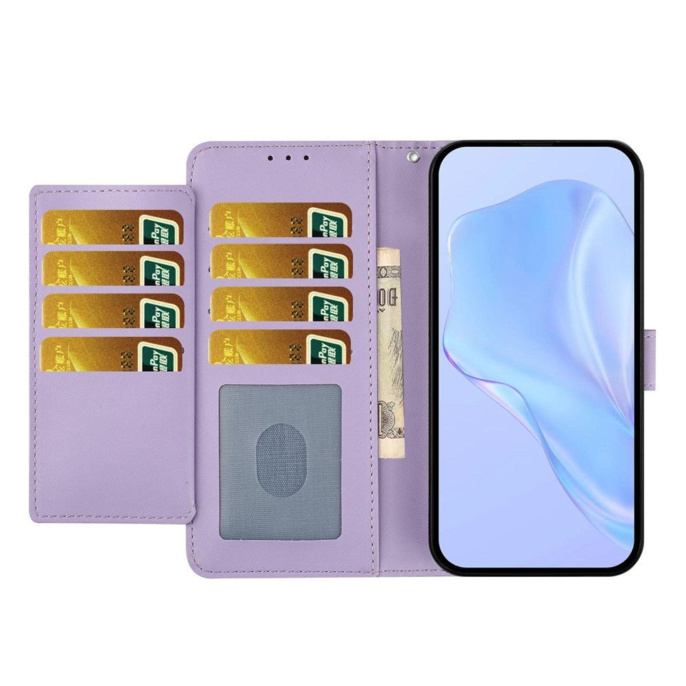 Motorola Moto G86 Power EIDERWOOD Kunstlæder Flip Cover m. Strop & Pung - Lilla