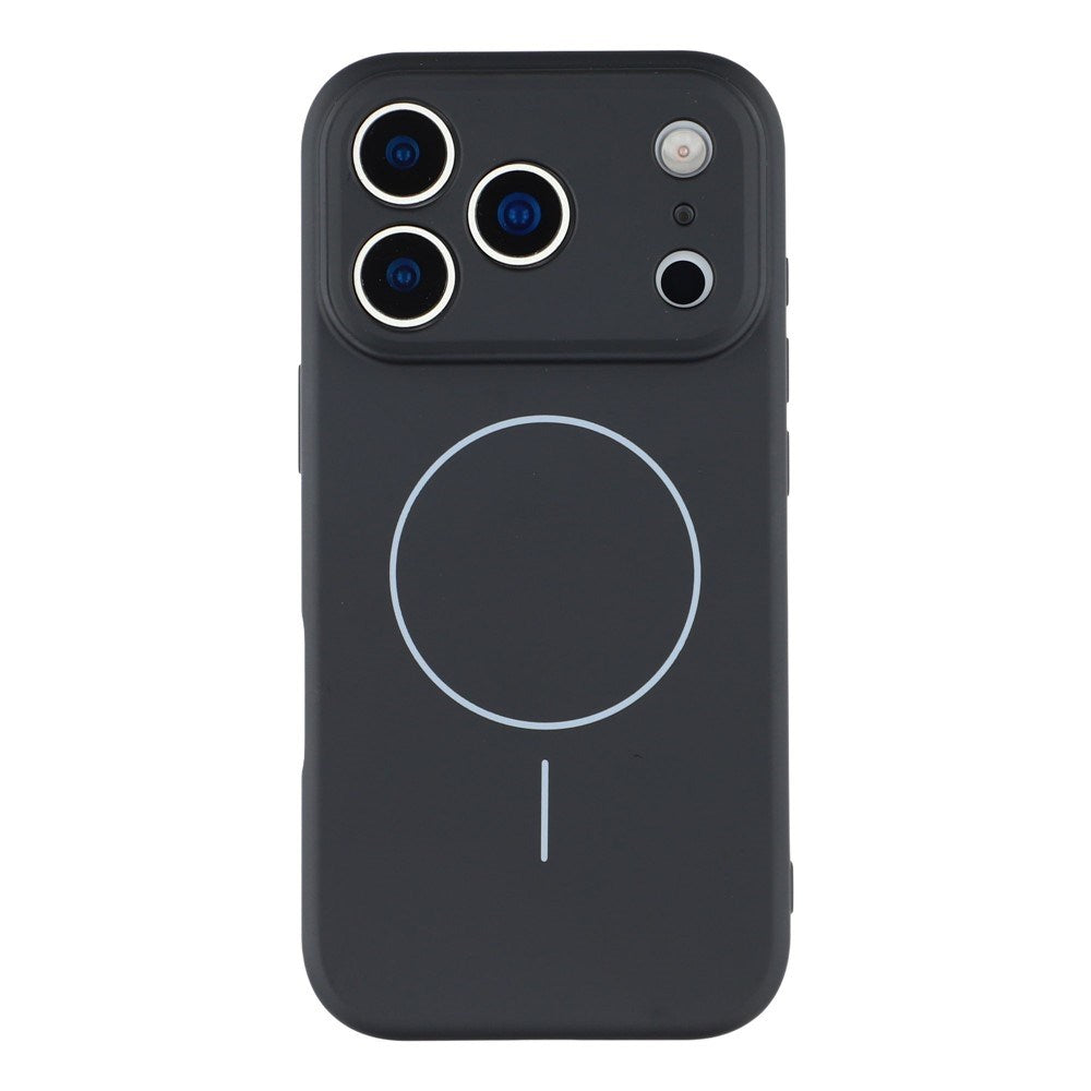 EIDERWOOD iPhone 17 Pro Max Fleksibelt Plastik Mobil Cover m. Foret Inderside - MagSafe Kompatibel - Sort