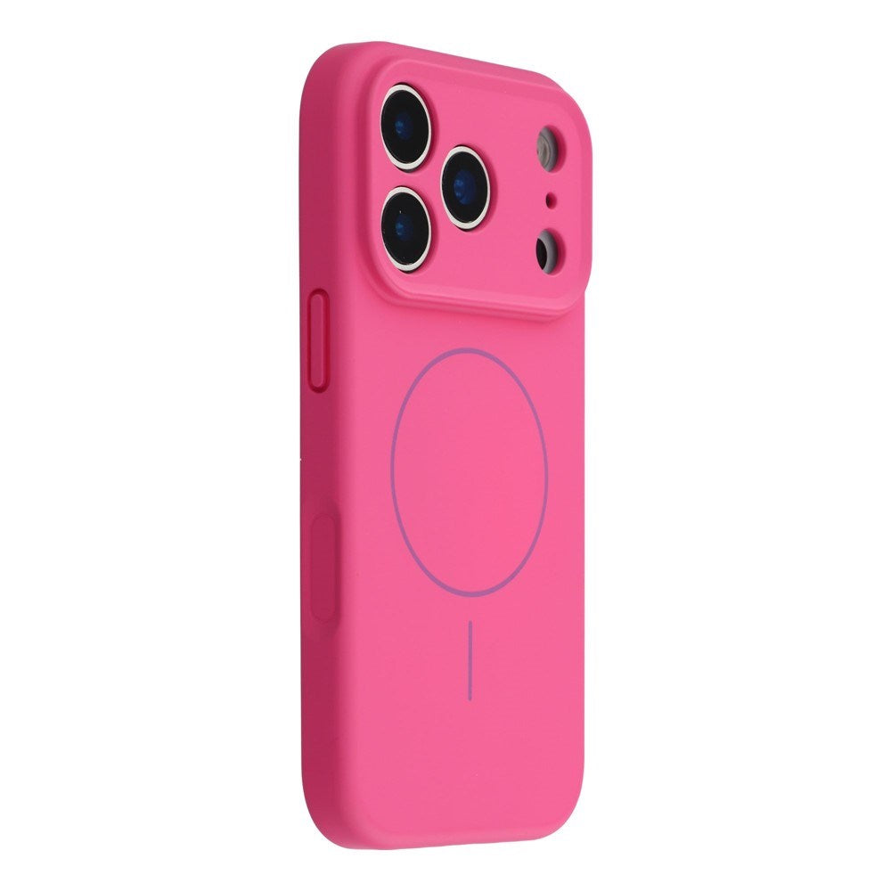 EIDERWOOD iPhone 17 Pro Max Fleksibelt Plastik Mobil Cover m. Foret Inderside - MagSafe Kompatibel - Pink
