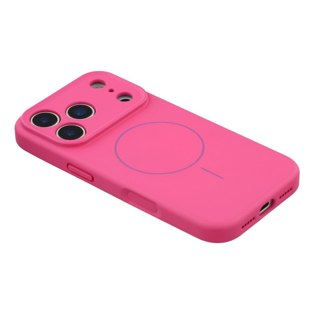 EIDERWOOD iPhone 17 Pro Fleksibelt Plastik Mobil Cover m. Foret Inderside - MagSafe Kompatibel - Pink