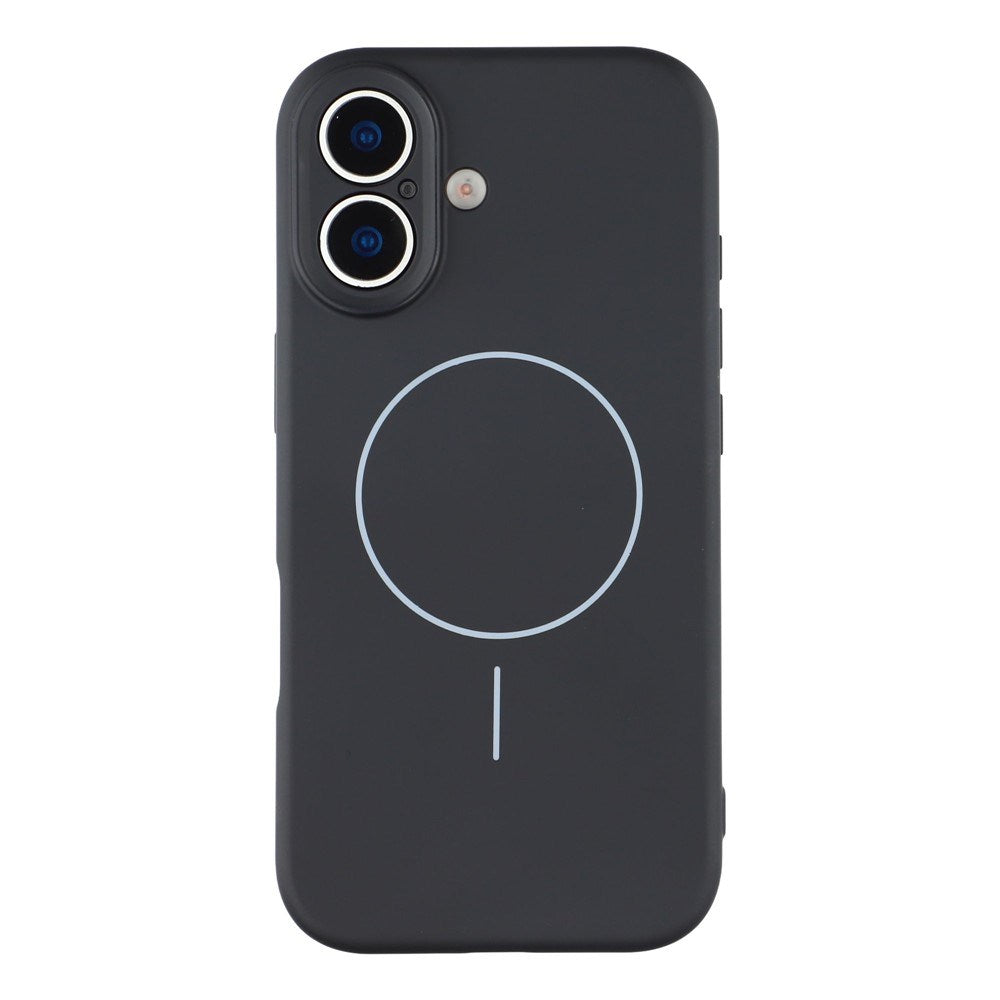 EIDERWOOD iPhone 17 Fleksibelt Plastik Mobil Cover m. Foret Inderside - MagSafe Kompatibel - Sort