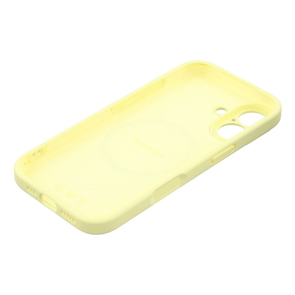 EIDERWOOD iPhone 17 Fleksibelt Plastik Mobil Cover m. Foret Inderside - MagSafe Kompatibel - Gul