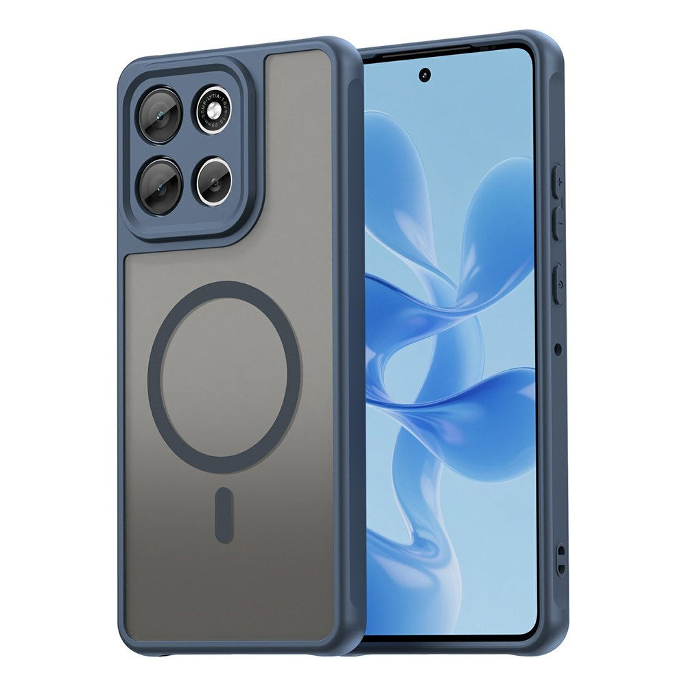 Motorola Moto G86 Power EIDERWOOD Hybrid Plastik Mobil Cover - MagSafe Kompatibel - Blå