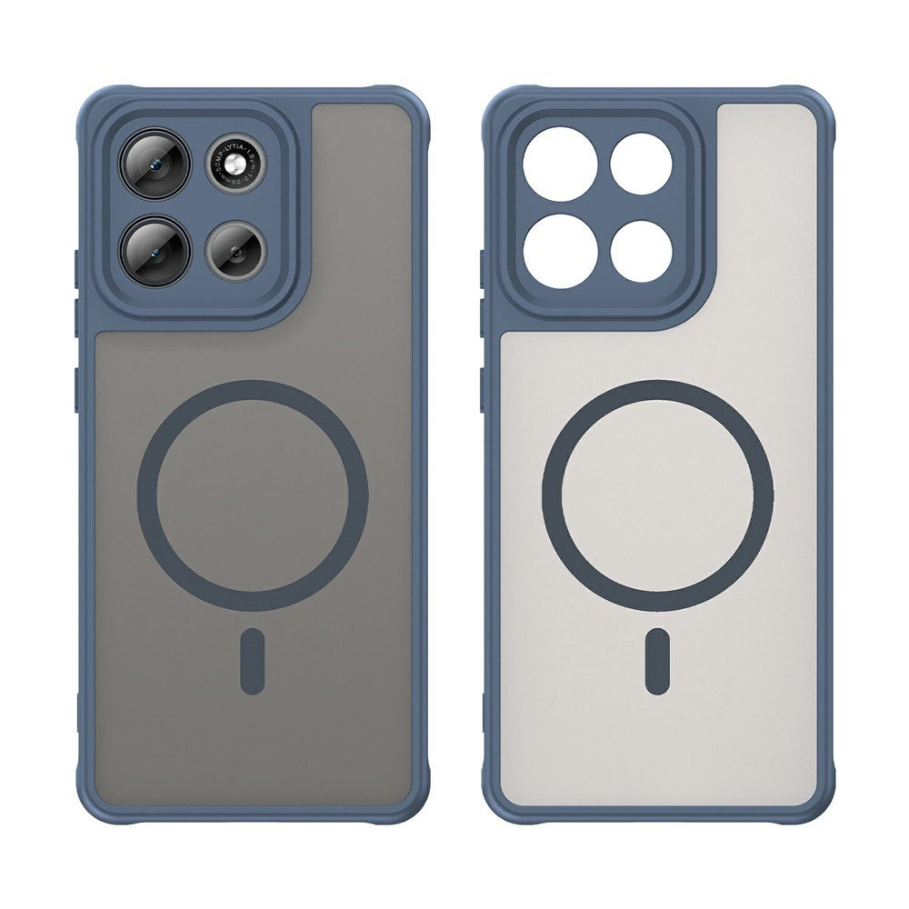 Motorola Moto G86 Power EIDERWOOD Hybrid Plastik Mobil Cover - MagSafe Kompatibel - Blå