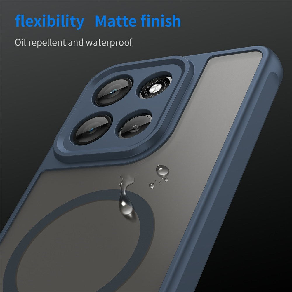 Motorola Moto G86 Power EIDERWOOD Hybrid Plastik Mobil Cover - MagSafe Kompatibel - Blå