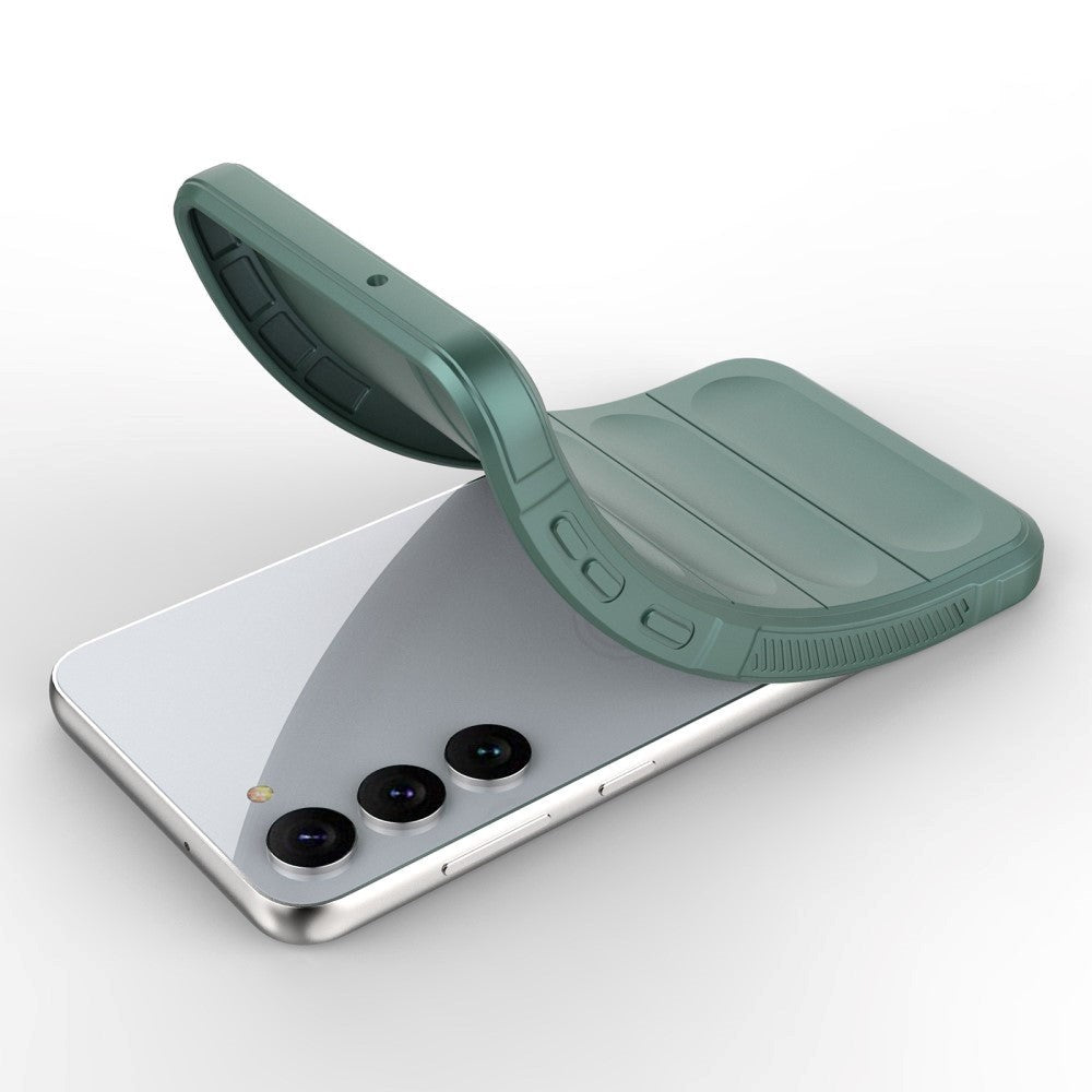 Samsung Galaxy S23 Fleksibelt Plastik Bagside Cover - Grøn