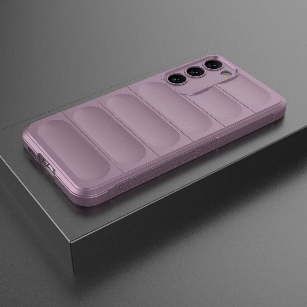 Samsung Galaxy S23 Fleksibelt Plastik Bagside Cover - Lilla