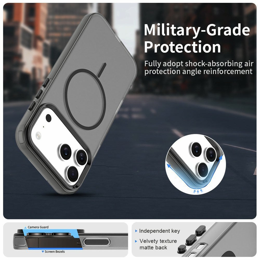 iPhone 18 Pro / 17 Pro EIDERWOOD Hybrid Plast Bagside Cover - MagSafe Kompatibel - Sort