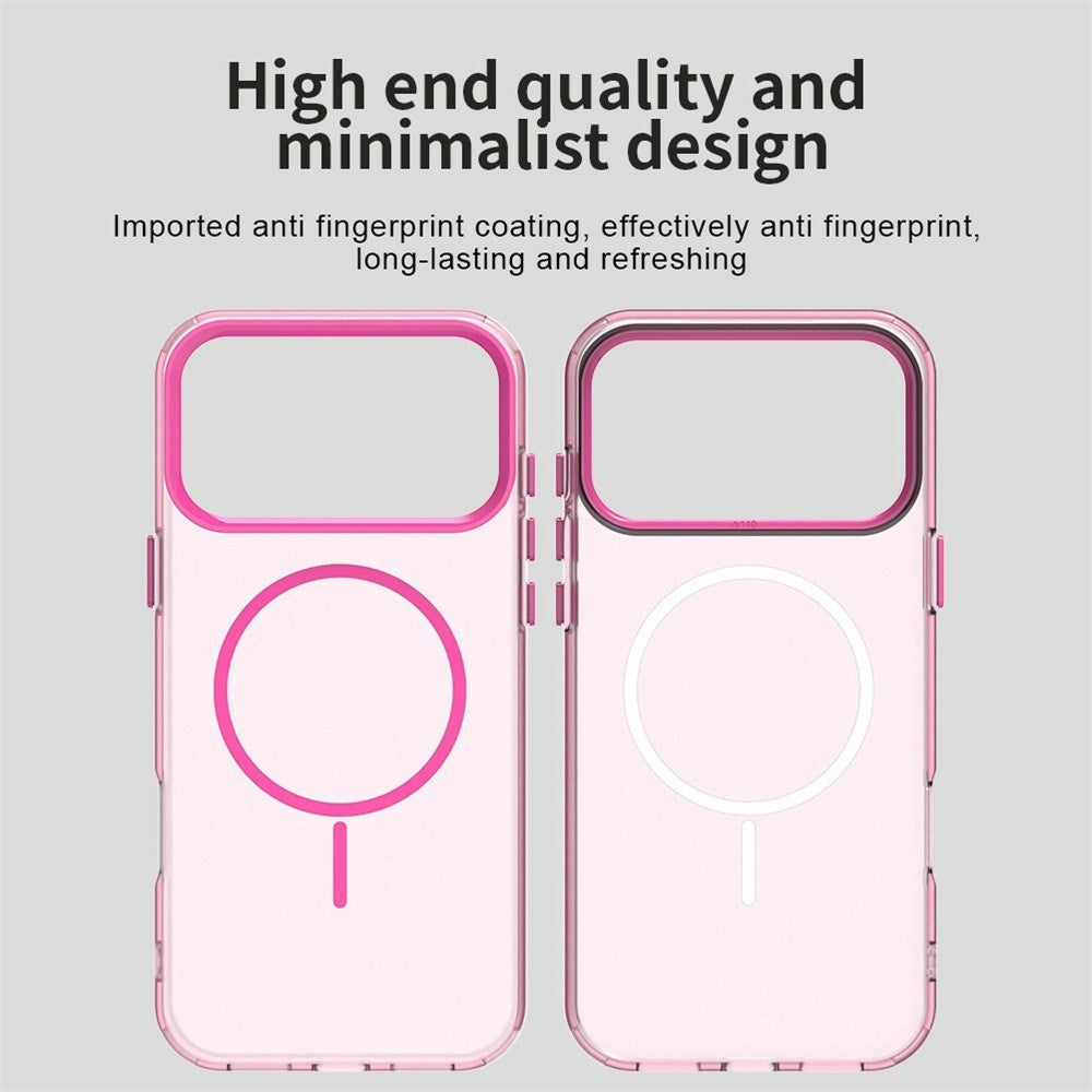 iPhone 18 Pro Max / 17 Pro Max EIDERWOOD Hybrid Plast Bagside Cover - MagSafe Kompatibel - Lyserød