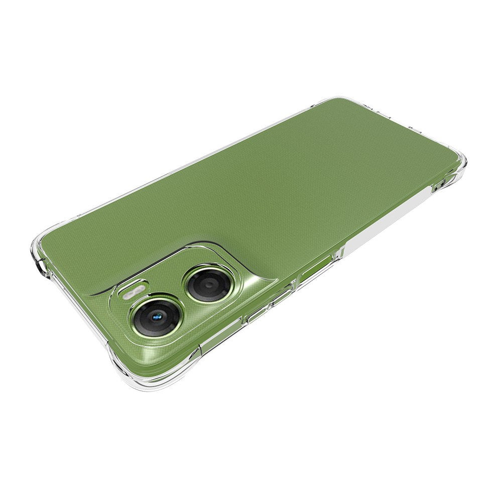 Motorola Moto G06 / G06 Power EIDERWOOD Fleksibelt Plast Bagside Cover m. Stødabsorberende Hjørner - Gennemsigtig
