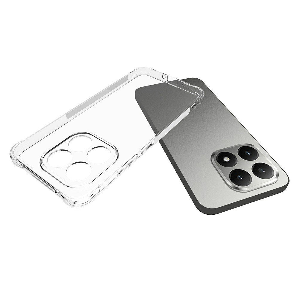 Xiaomi 15T EIDERWOOD Fleksibelt Plast Mobil Cover m. Stødabsorberende Hjørner - Gennemsigtig