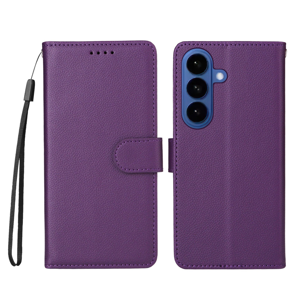 EIDERWOOD Samsung Galaxy S26 Kunstlæder Flip Cover - Strop - Lilla