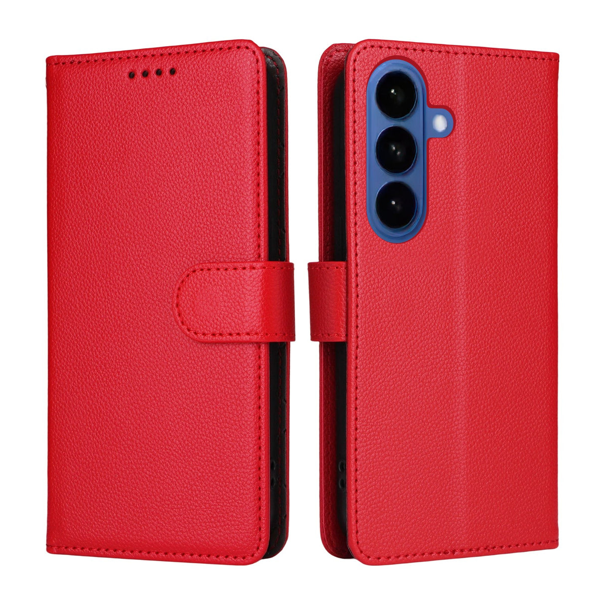 EIDERWOOD Samsung Galaxy S26 Kunstlæder Flip Cover - Strop - Rød