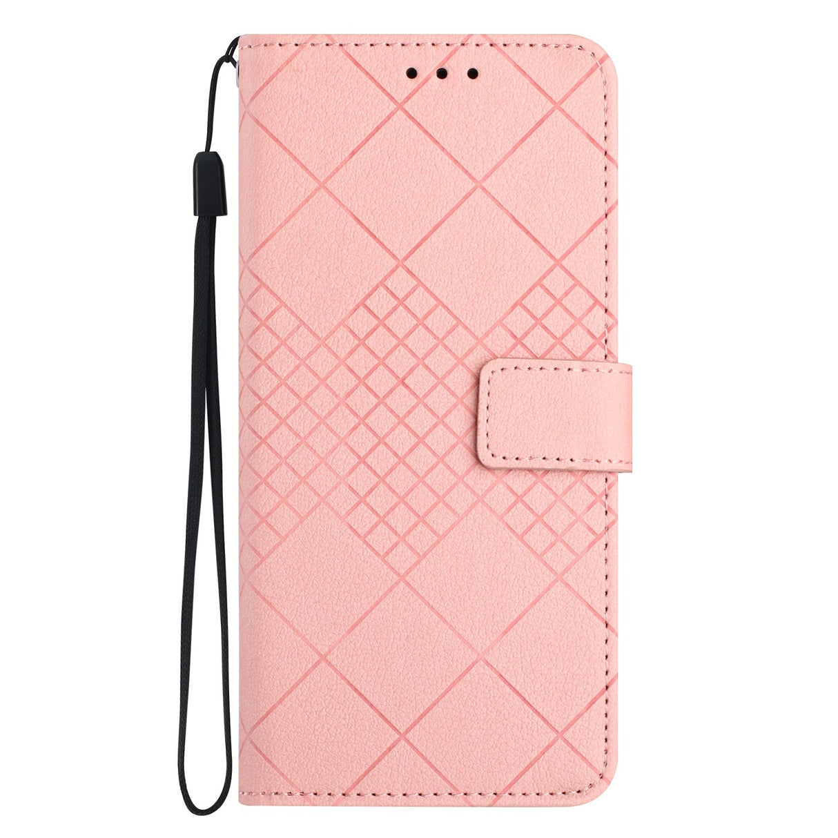 Honor Magic8 Lite EIDERWOOD Kunstlæder Cover m. Strop - Lyserød