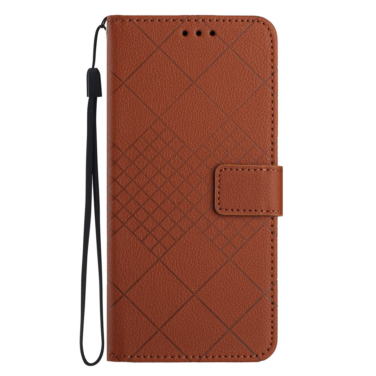 EIDERWOOD OnePlus 15 Kunstlæder Mobil Flipcover m. Aftryk - Brun