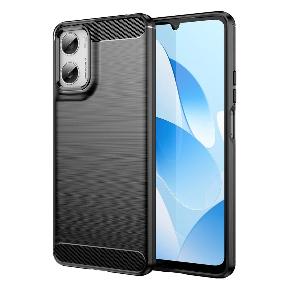 EIDERWOOD Motorola Moto G06 / G06 Power - Carbon Fiber Mobil Cover - Sort