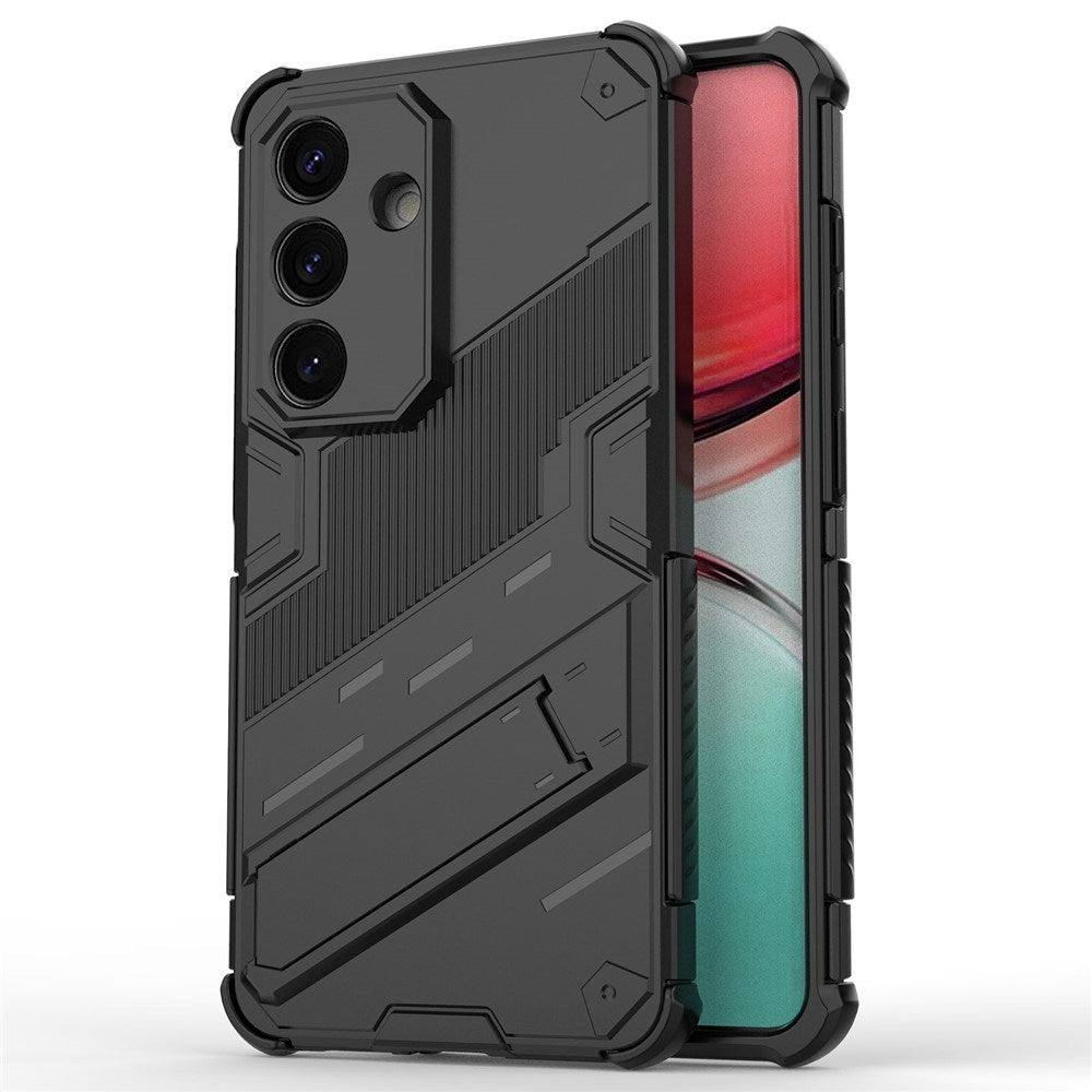 EIDERWOOD Samsung Galaxy S26 Hybrid Håndværker Bagside Cover - Kickstand - Sort