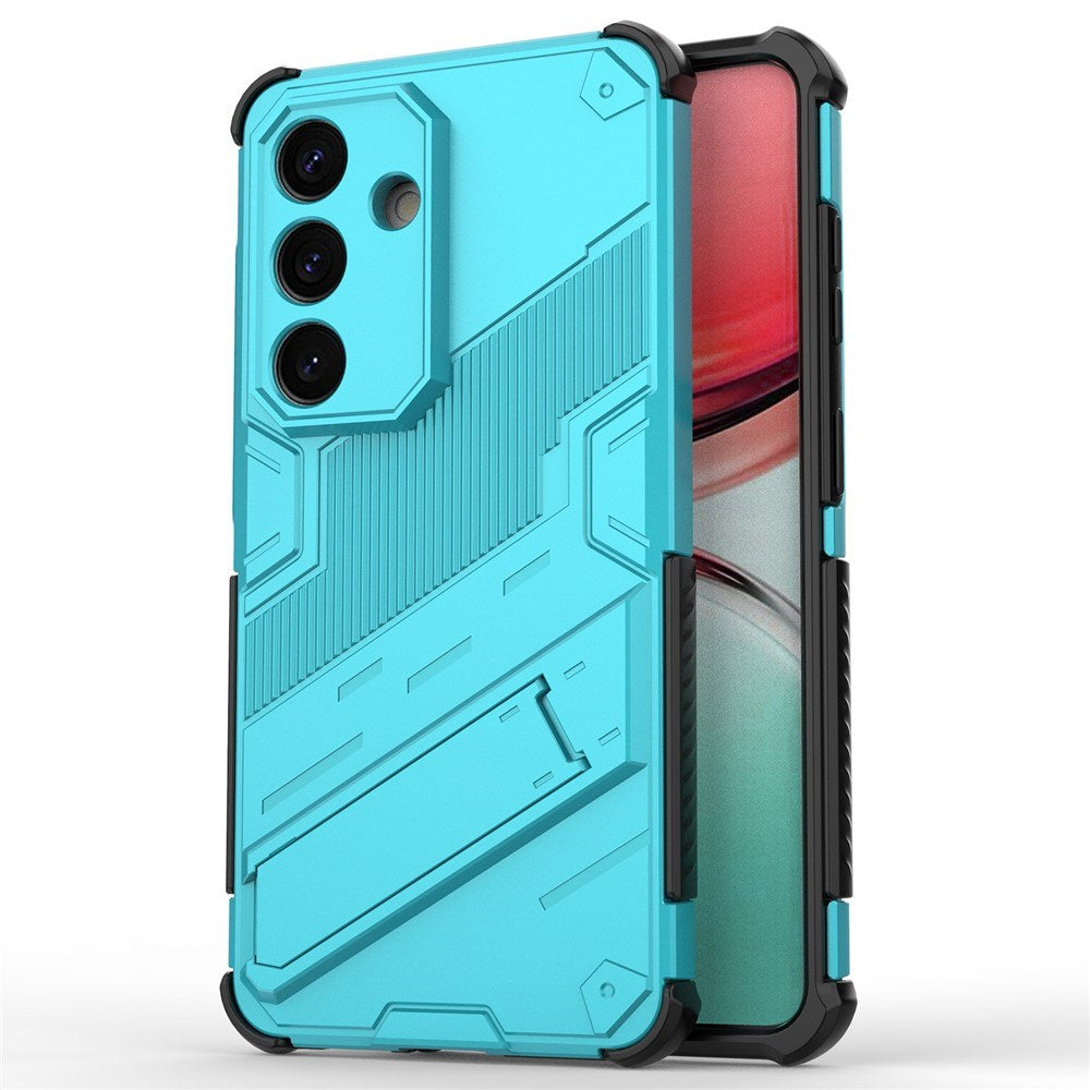 EIDERWOOD Samsung Galaxy S26 Hybrid Håndværker Bagside Cover - Kickstand - Blå