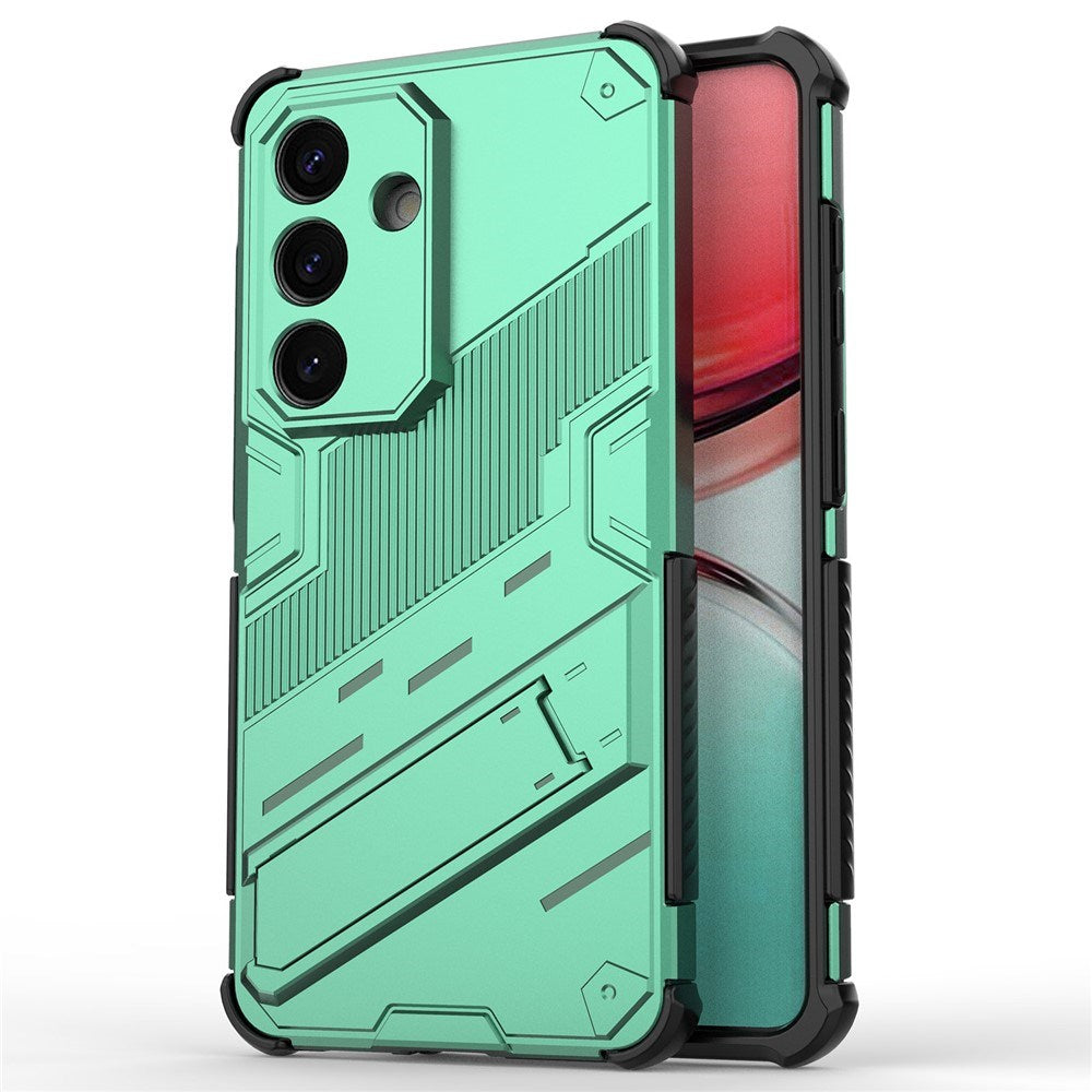 EIDERWOOD Samsung Galaxy S26 Hybrid Håndværker Bagside Cover - Kickstand - Grøn