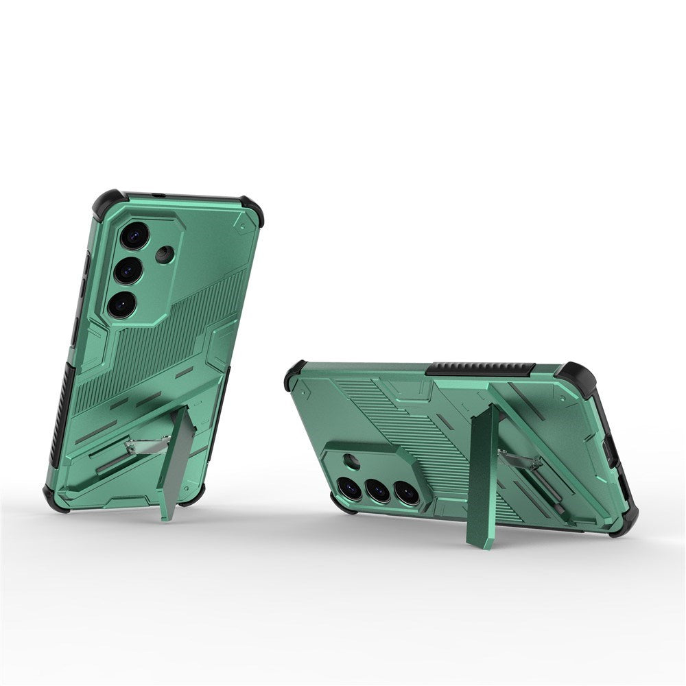 EIDERWOOD Samsung Galaxy S26 Hybrid Håndværker Bagside Cover - Kickstand - Grøn