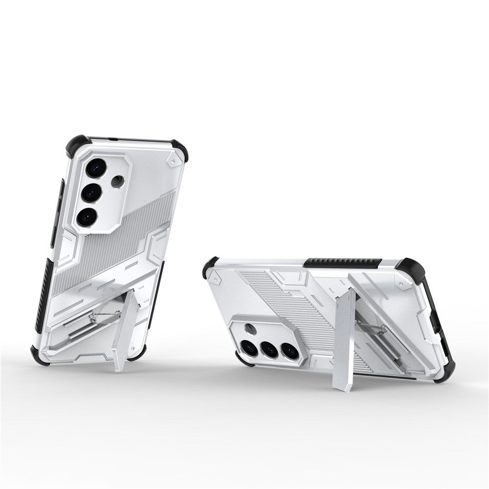 EIDERWOOD Samsung Galaxy S26 Hybrid Håndværker Bagside Cover - Kickstand - Hvid