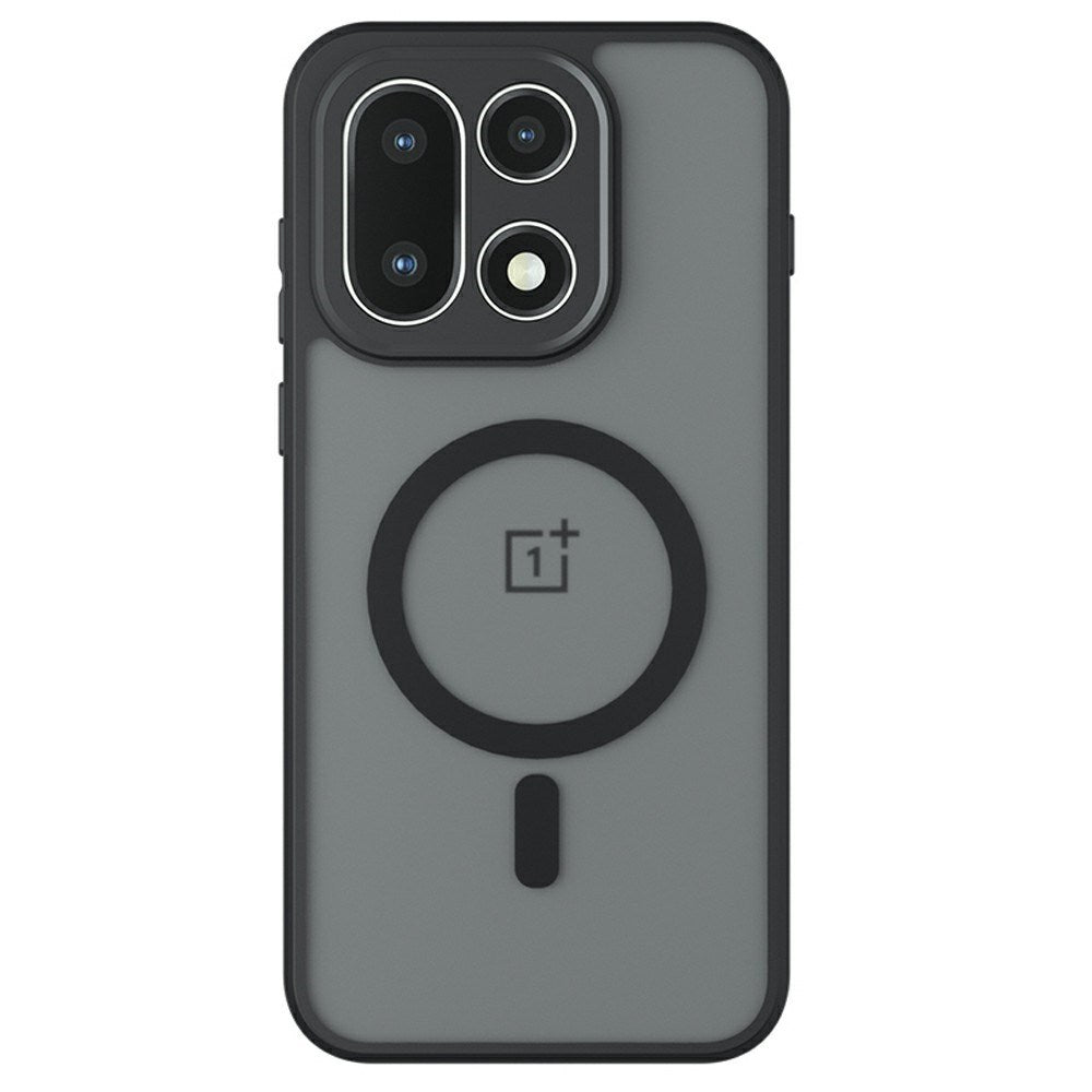 EIDERWOOD OnePlus 15 Mat MagSafe Cover – Transparent/Sort