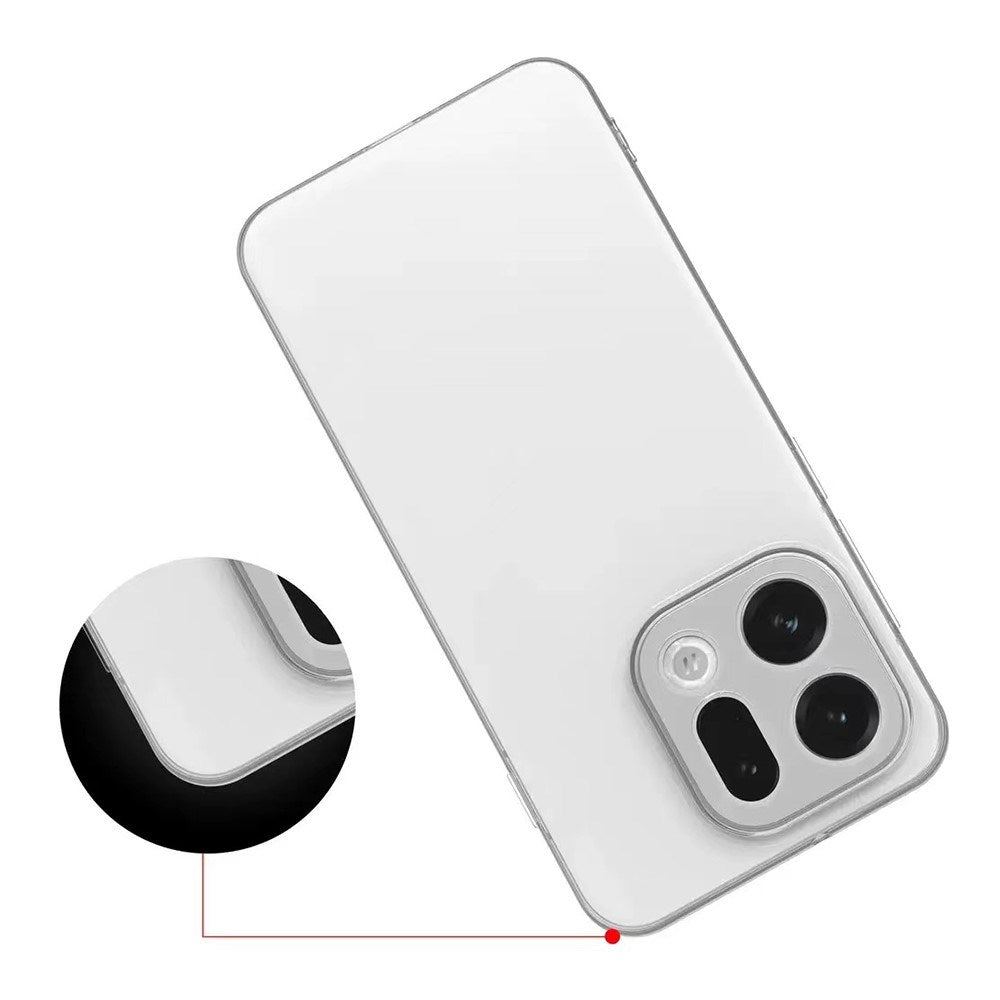 OPPO Find X9 EIDERWOOD Fleksibelt Plastik Mobil Cover - Gennemsigtig