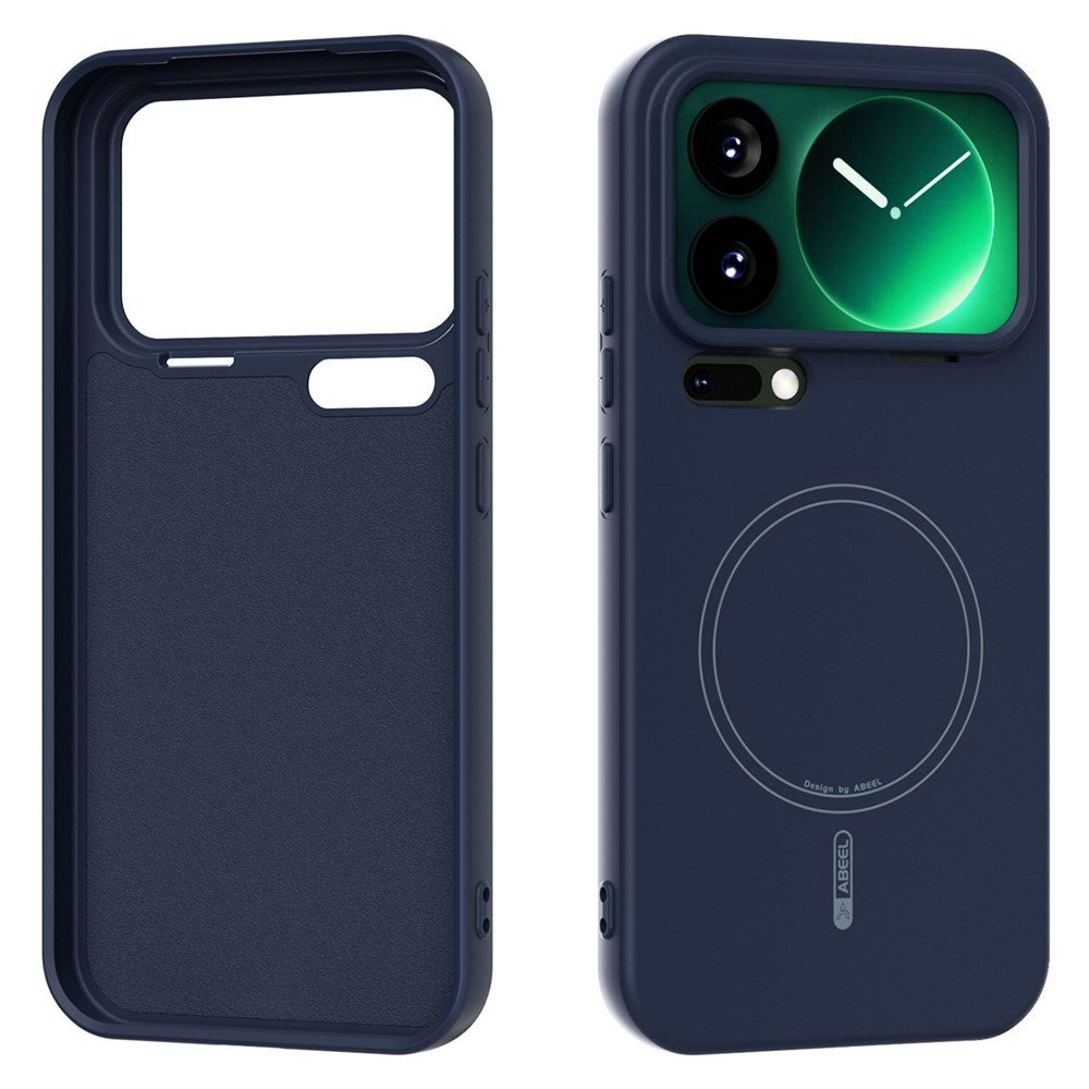 Xiaomi 17 Pro Max Silikone Mobil Cover - MagSafe Kompatibel - Mørkeblå