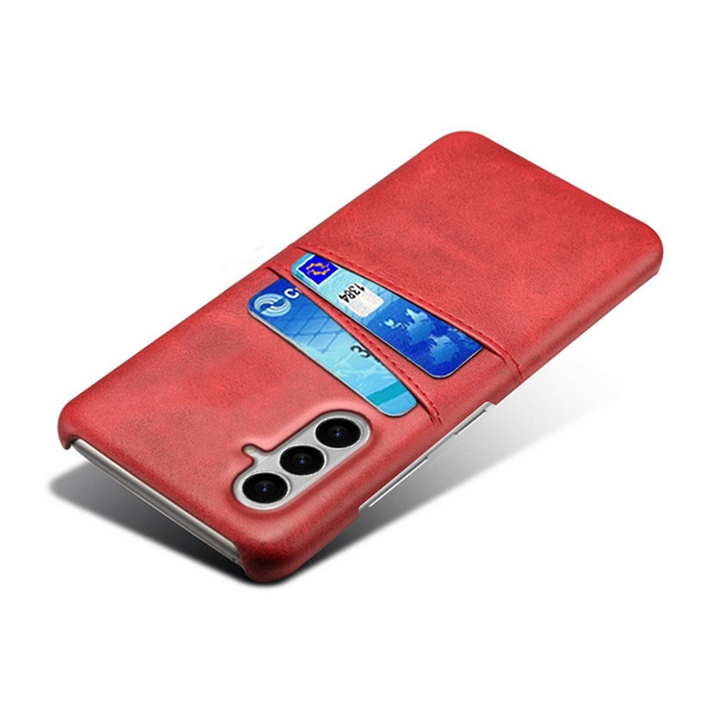 EIDERWOOD Samsung Galaxy S26 Kunstlæder Bagside Cover m. Kortholder - Rød