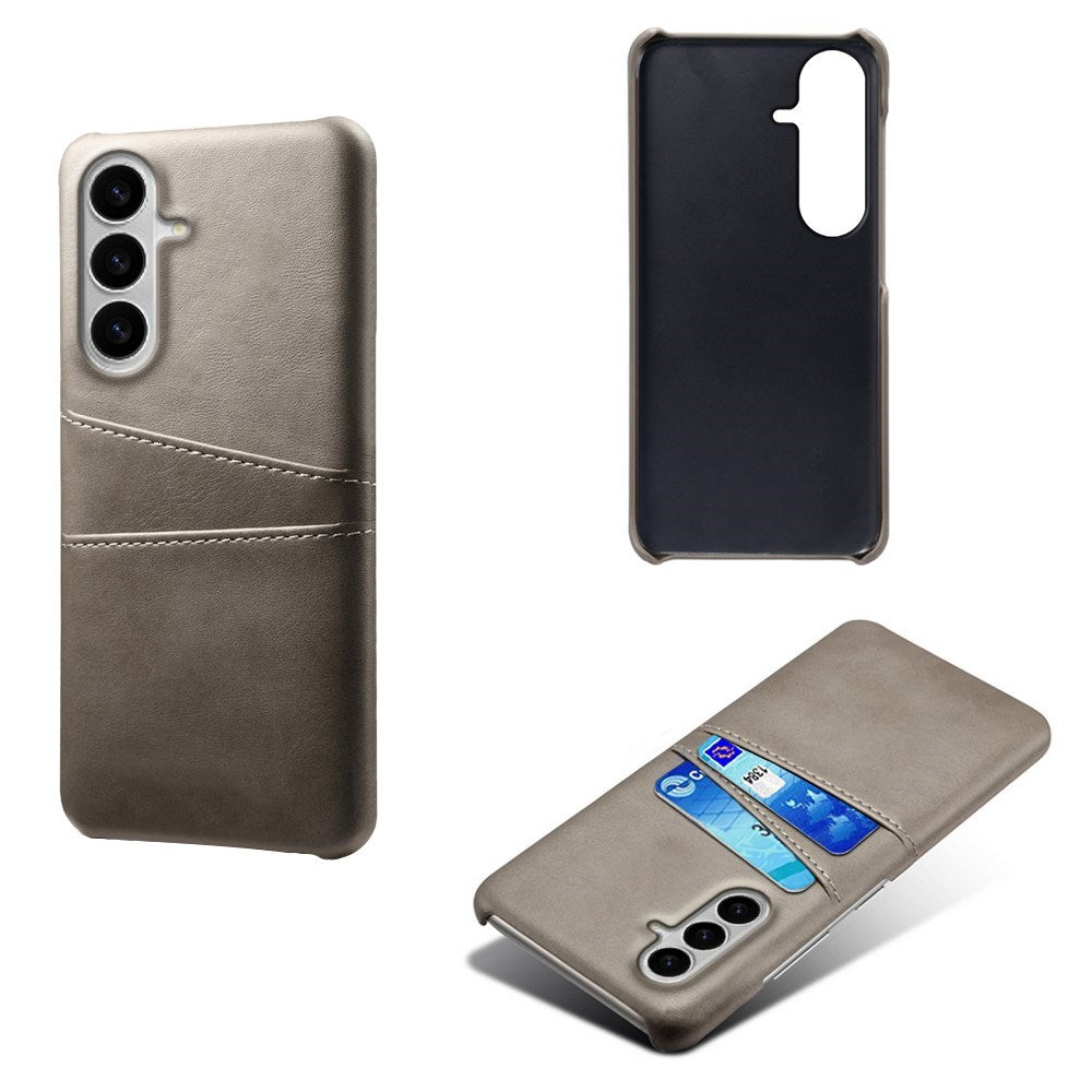 EIDERWOOD Samsung Galaxy S26 Kunstlæder Bagside Cover m. Kortholder - Grå