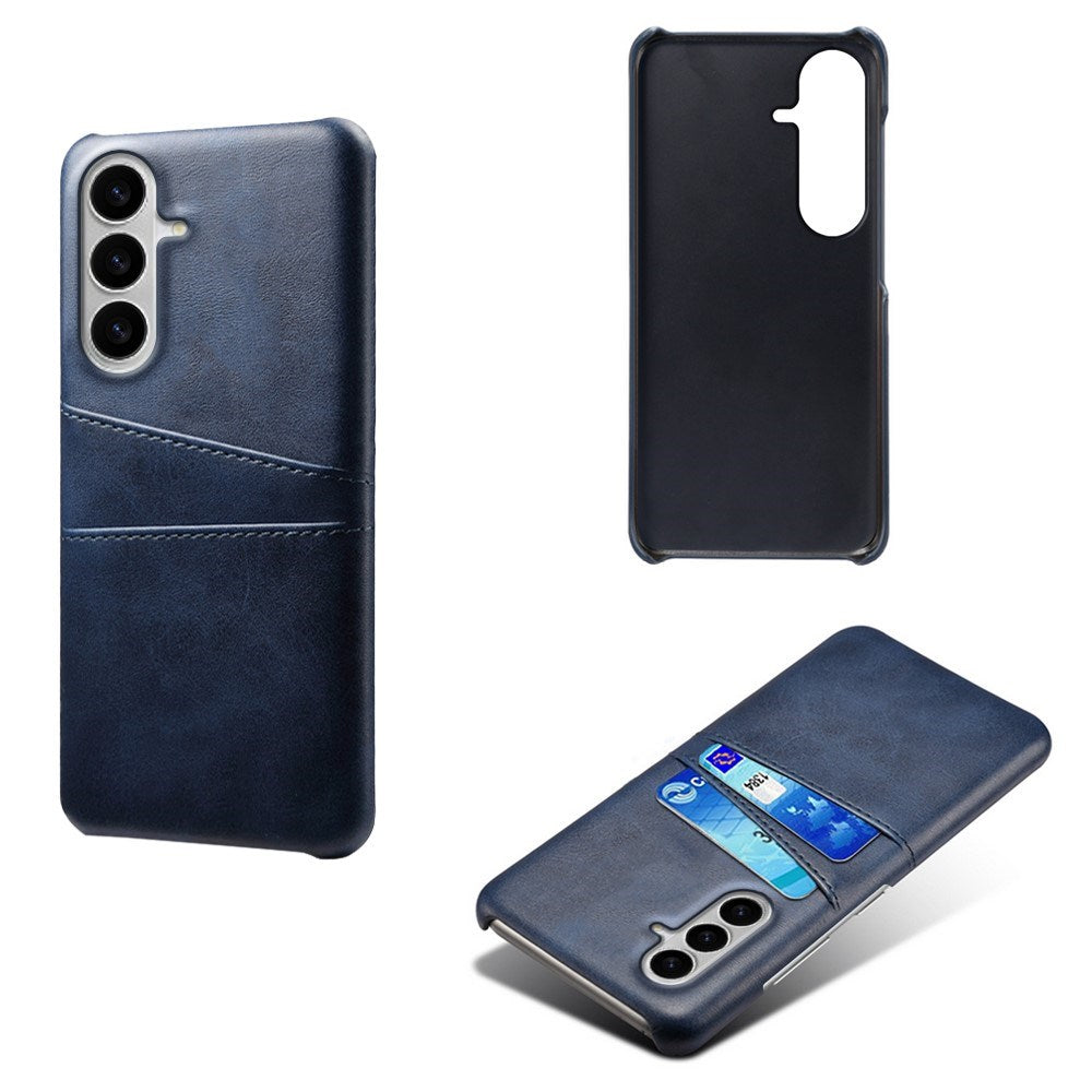 EIDERWOOD Samsung Galaxy S26 Kunstlæder Bagside Cover m. Kortholder - Blå