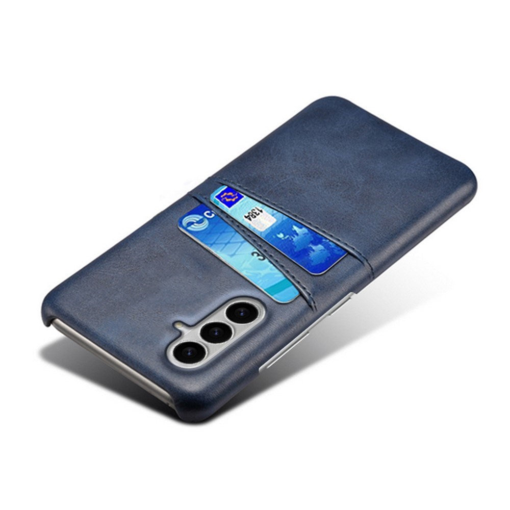 EIDERWOOD Samsung Galaxy S26 Kunstlæder Bagside Cover m. Kortholder - Blå
