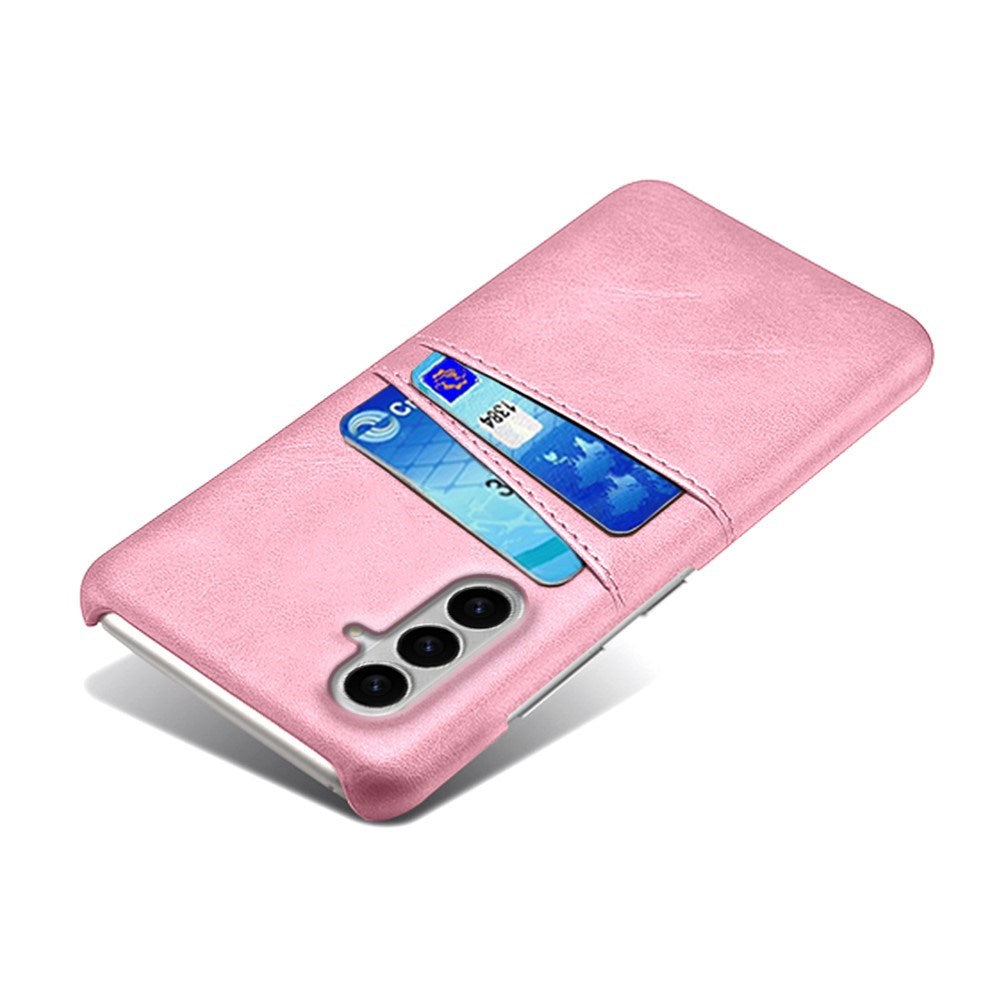 EIDERWOOD Samsung Galaxy S26 Kunstlæder Bagside Cover m. Kortholder - Lyserød