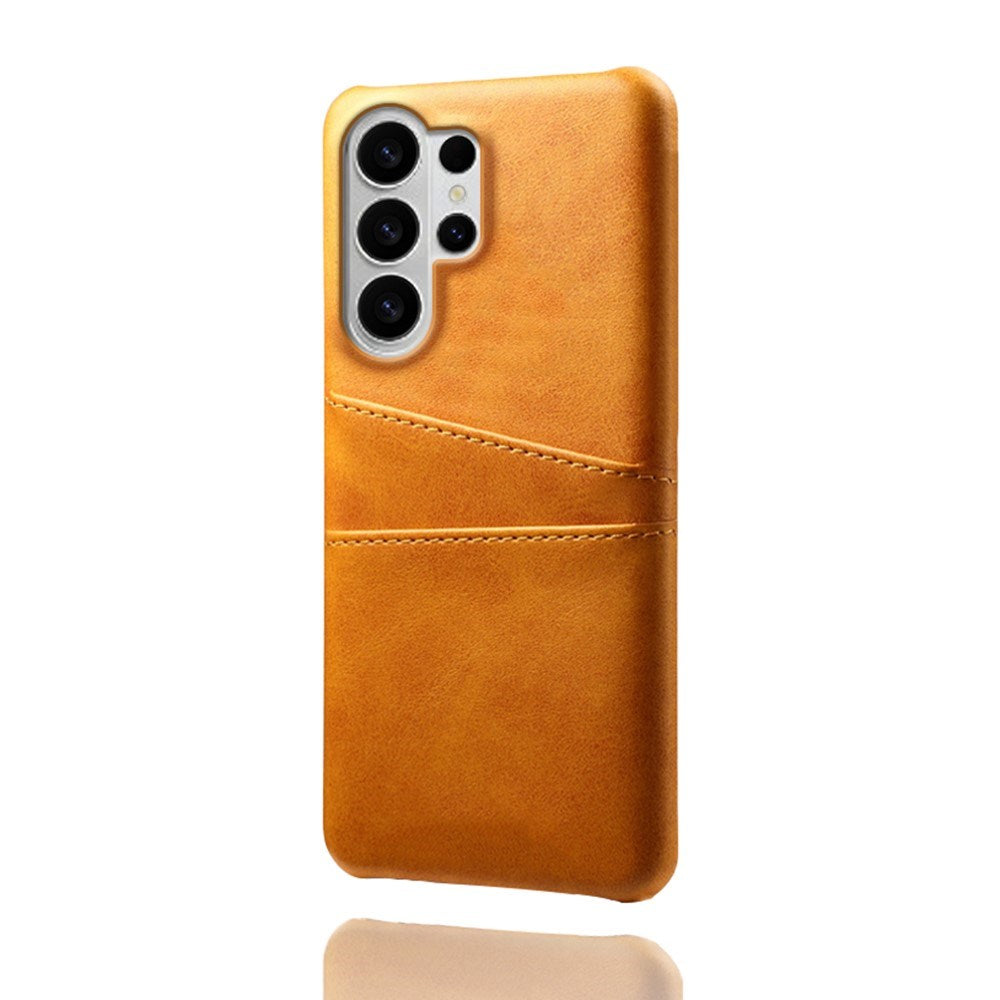 EIDERWOOD Samsung Galaxy S26 Ultra Kunstlæder Bagside Cover m. Kortholder - Orange