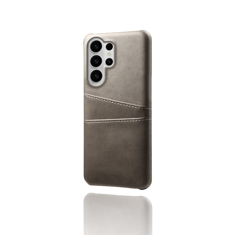 EIDERWOOD Samsung Galaxy S26 Ultra Kunstlæder Bagside Cover m. Kortholder - Grå